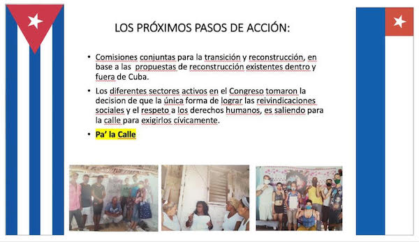 Congress of the Cuban Nation, May 2021 Courtesy of the Cuban Democratic Directorate (Directorio)