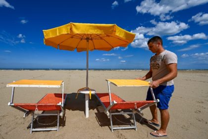 Many Italians break off for a long vacation in July or August