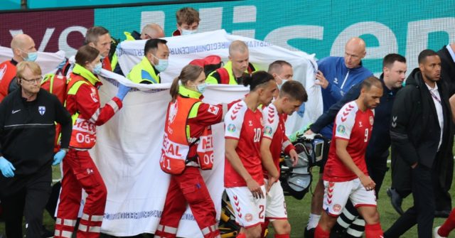 Denmark's Eriksen 'awake' after collapse, Euro 2020 match ...