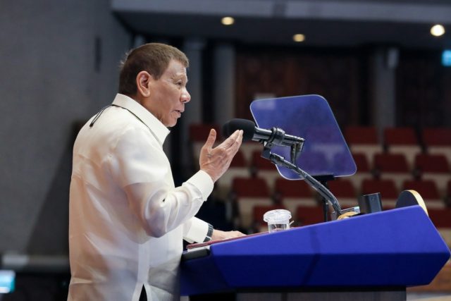 Philippine President Rodrigo Duterte will 'never cooperate' with an International Criminal