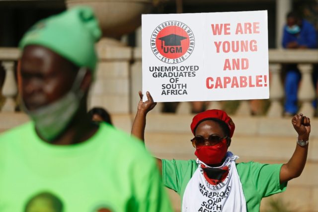 Unemployment among young South Africans has hit crippling levels -- many despair of ever g