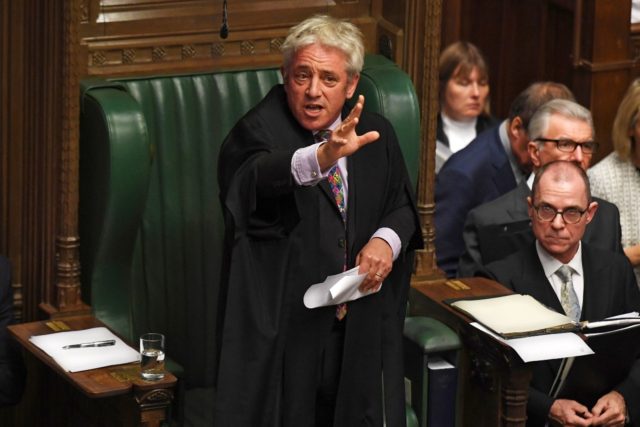 Bercow enraged the ruling Conservatives with a series of decisions they saw as trying to s