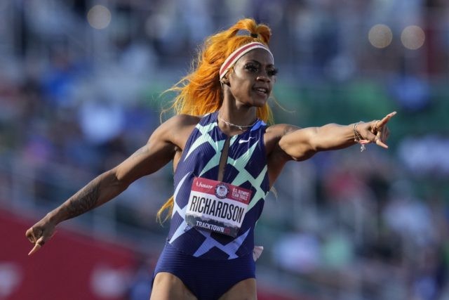 Sha'Carri Richardson notches colorful win at Olympic ...
