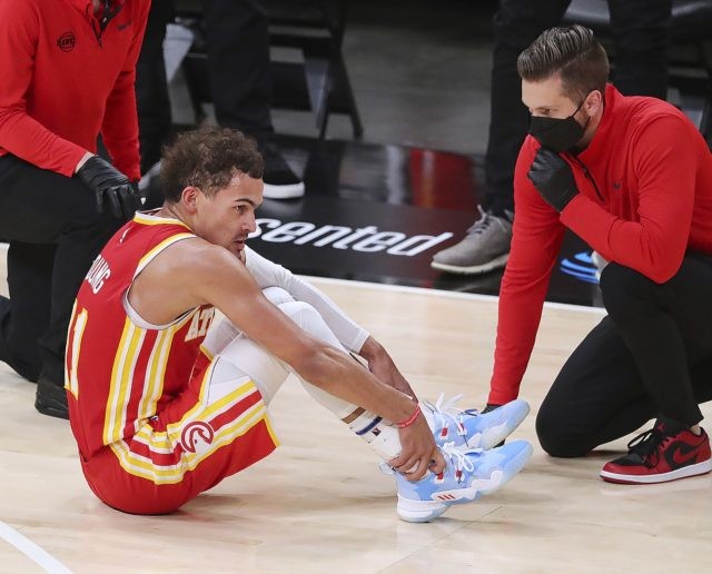 Hawks holding out hobbled Trae Young in Game 3 against ...