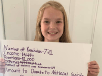 VIDEO: Girl Who Lost Dad to Suicide Raises over $3K for Suicide Prevention