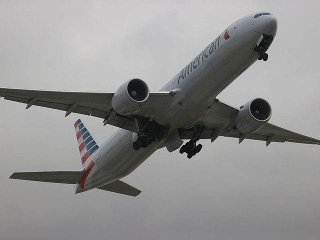MIAMI, FLORIDA - JUNE 16: An American Airlines plane takes off at the Miami International Airport on June 16, 2021 in Miami, Florida. Miami International Airport, founded in 1928, offers more flights to Latin America and the Caribbean than any other U.S. airport, is America’s third-busiest airport for international passengers, …