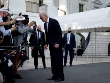 WASHINGTON, DC - JULY 30: U.S. President Joe Biden speaks to reporters before walking to M
