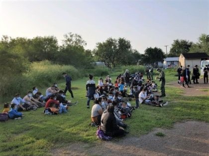 Another large group of nearly 300 migrants apprehended near La Grulla, Texas. (Photo: U.S. Border Patrol/Rio Grande Valley Sector)