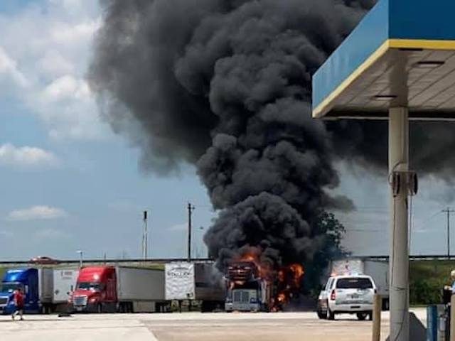 "Multiple agencies responded to a car hauler on fire in Marietta today. A tire on the tractor caught fire and quickly spread to the vehicles it was carrying. By the time fire crews arrived on scene the entire tractor and trailer and all the vehicles were on fire. Crews knocked …