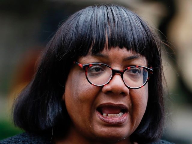 Labour Party Shadow Home Secretary Diane Abbott speaks to journalists at College Green outside the Houses of Parliament in central London on September 25, 2019. - British MPs return to parliament on Wednesday following a momentous Supreme Court ruling that Prime Minister Boris Johnson's decision to suspend parliament was unlawful. …