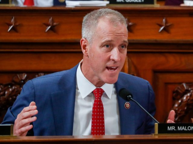 WASHINGTON, DC - NOVEMBER 20: U.S. Rep. Sean Patrick Maloney (D-NY) questions U.S. Ambassador to the European Union Gordon Sondland during a House Intelligence Committee hearing as part of the impeachment inquiry into U.S. President Donald in the Longworth House Office Building on Capitol Hill November 20, 2019 in Washington, …