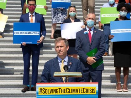 WASHINGTON, DC - JUNE 30: U.S. Rep. Sean Casten (D-IL), joined by members of the Select Co