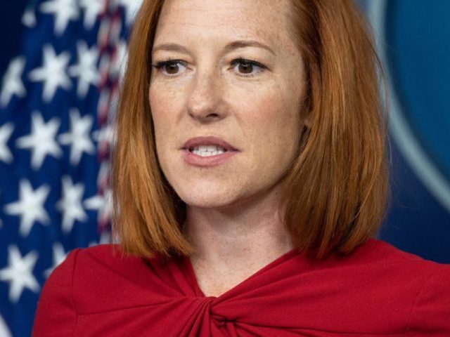 White House Press Secretary Jen Psaki speaks during the daily press briefing at the White house in Washington, DC, on July 19, 2021. (Photo by JIM WATSON / AFP) (Photo by JIM WATSON/AFP via Getty Images)