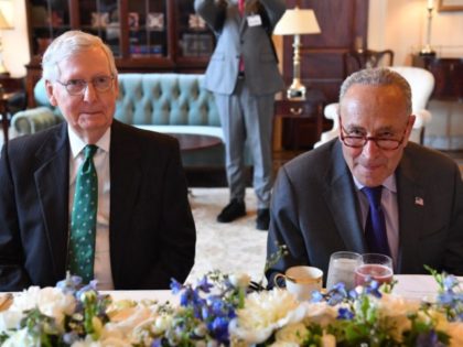 Senate Majority Leader Chuck Schumer (D-NY) and Senate Minority Leader Mitch McConnell (R-