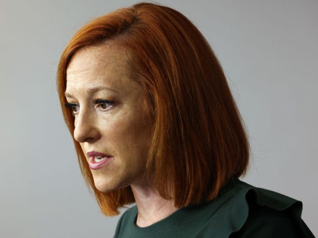 WASHINGTON, DC - JUNE 23: White House Press Secretary Jen Psaki holds a briefing at the White House on June 23, 2021 in Washington, DC. Psaki spoke on crime and gun violence and infrastructure. (Photo by Kevin Dietsch/Getty Images)