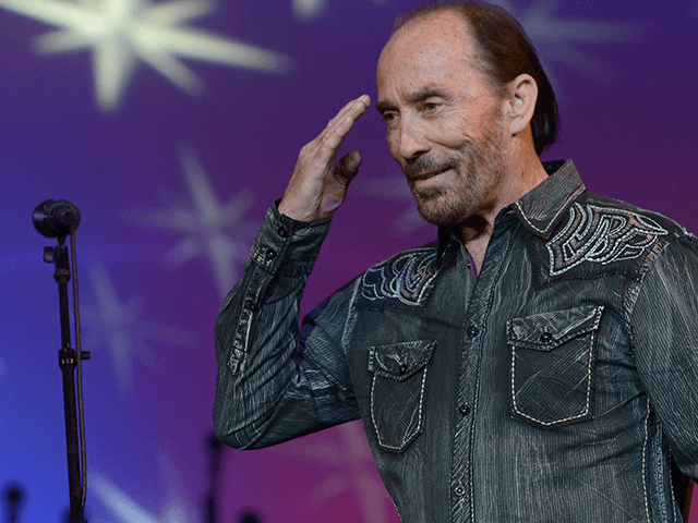Singer/Songwriter Lee Greenwood performs during Lipscomb University's Copperweld Charlie Daniels' Scholarship for Heroes event at Allen Arena, Lipscomb University on March 25, 2014 in Nashville, Tennessee. (Photo by Rick Diamond/Getty Images)