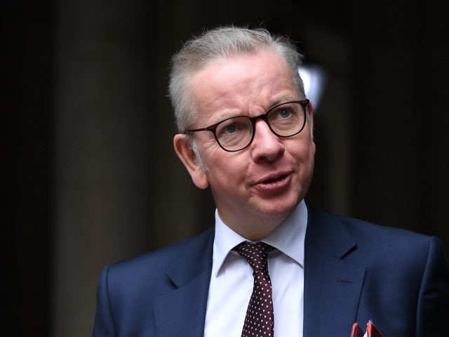 LONDON, ENGLAND - SEPTEMBER 08: Minister for the Cabinet Office, Chancellor of the Duchy of Lancaster, Michael Gove, leaves Downing Street on September 8, 2020 in London, England. (Photo by Leon Neal/Getty Images)