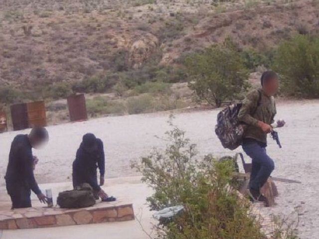 Border Patrol agents arrest three migrants who stole guns, ammo, food, and clothing while burglarizing a rancher's house in West Texas. (Photo: U.S. Border Patrol/Big Bend Sector)