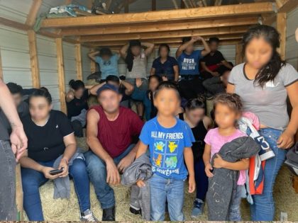 Hebbronville Station Border Patrol agents found a group of 20 migrants in a rancher's shed. (Photo: U.S. Border Patrol/Laredo Sector)