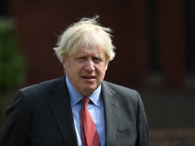 ALDERSHOT, ENGLAND - JUNE 24: Britain's Prime Minister Boris Johnson visits the new Ranger Regiment to mark Armed Forces Week, at the Aldershot Garrison on June 24, 2021 in Aldershot, England. Armed Forces Week, which runs from June 21 to June 27, comprises of a series event to celebrate Her …