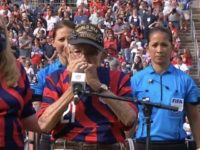 WATCH: Members of U.S. Women’s Soccer Team Turn Away from the Flag as WWII Vet Plays Anthem