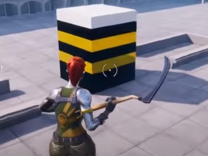 Epic Games' 'Fortnite' accused of displaying an anti-Islamic cube. Screenshot via YouTube.