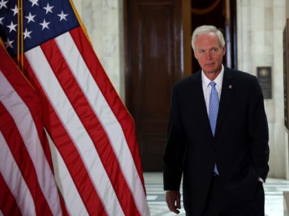 WASHINGTON, DC - JUNE 10: Sen. Ron Johnson (R-WI) arrives to a news conference with Republ