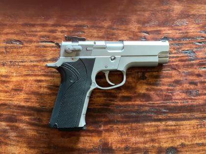 The Smith & Wesson 4006 .40 caliber pistol was introduced in 1990 and was popular with numerous police departments as the move from revolvers to semiautomatic handguns continued in earnest.