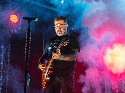Aaron Lewis of Staind performs during Louder Than Life at Highland Festival Grounds at KY Expo Center on Friday, Sept. 27, 2019, in Louisville, Ky. (Photo by Amy Harris/Invision/AP)