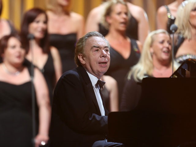 Andrew Lloyd Webber performs at the Royal Albert Hall for the Classical BRIT Awards on Tue