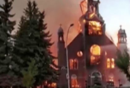 Ten Churches Vandalized in Single Day as Anti-Christian Church Burnings Surge in Canada
