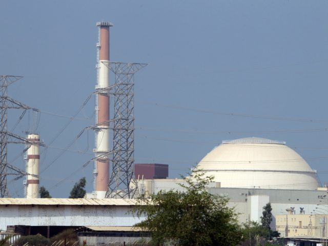 A general view shows the reactor building at the Bushehr nuclear power plant in southern I