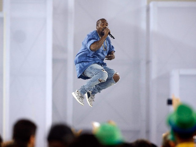 TORONTO, ON - JULY 26: Kanye West preforms during the closing ceremony on Day 16 of the To