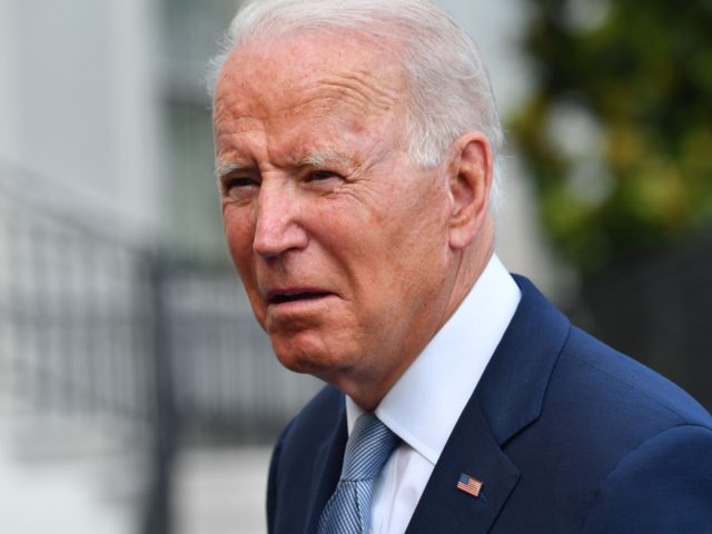 US President Joe Biden arrives at the White House on July 7, 2021, upon returning from Illinois to promote his economic plans. (Photo by Nicholas Kamm / AFP) (Photo by NICHOLAS KAMM/AFP via Getty Images)