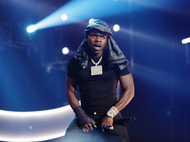 Lil Baby LOS ANGELES, CALIFORNIA - JUNE 21: DaBaby performs onstage at the 2019 BET Experi