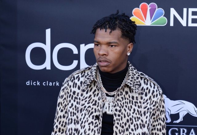 US rapper Lil Baby, shown here arriving at the 2019 Billboard Music Award, was stopped on the chic Avenue Montaigne in Paris