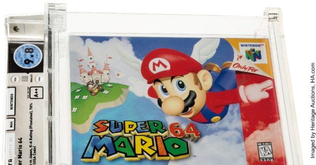 'Super Mario' cartridge sold for video game record $1.5 ...