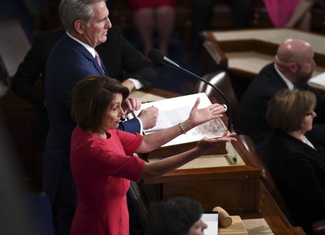 House Speaker Nancy Pelosi said she had raised her objections over Republican picks for th