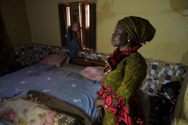 Mass kidnappings by gangs have become rampant in Nigeria. Above: Hassana Ayuba, whose 14-y
