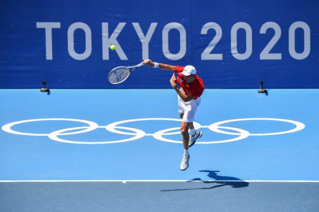 Daniil Medvedev beat Alexander Bublik of Kazakhstan in his opening match at the Tokyo Olym