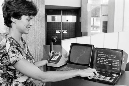 The Minitel, an internet forerunner, allowed users to check the news and make restaurant reservations