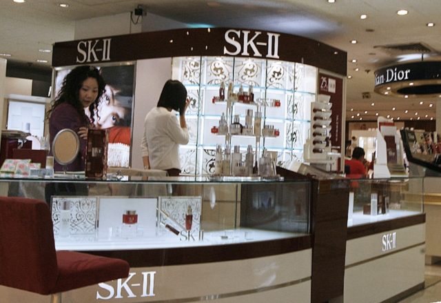 P&G's profits were lifted by strong sales of the premium skin product, SK-II