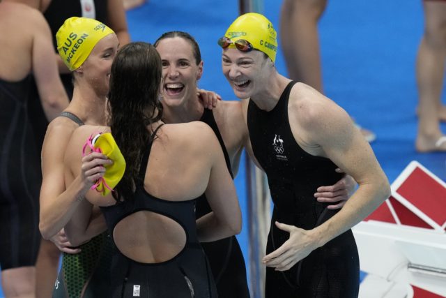 Untouchable: Aussie women continue 4x100 freestyle ...