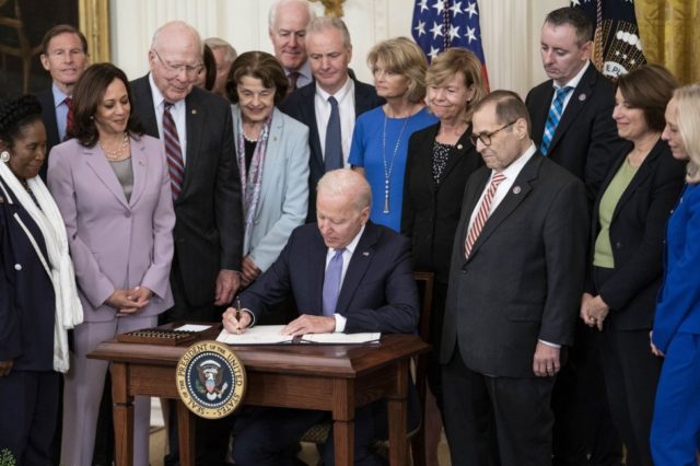 Biden signs bill to increase funding to Crime Victims Fund