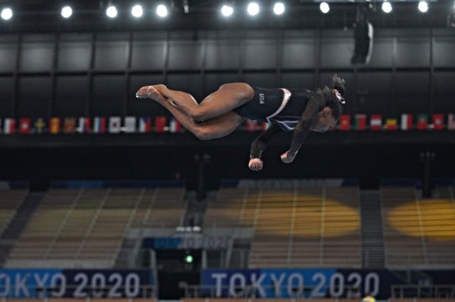 Watch: Simone Biles practices historic Yurchenko double pike for Olympics