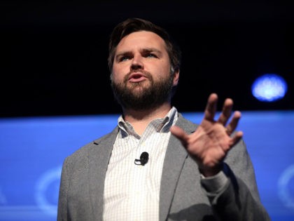 J. D. Vance speaking with attendees at the 2021 Southwest Regional Conference hosted by Turning Point USA at the Arizona Biltmore in Phoenix, Arizona.