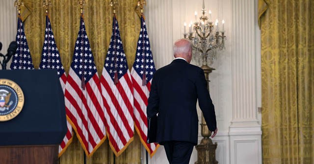 Biden Walks Away from Questions on Americans Stranded in Afghanistan