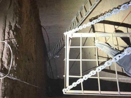 HSI agents and Mexican law enforcement find a 183-foot tunnel under the California-Mexico border.(Photo: U.S Immigration and Customs Enforcement/Homeland Security Investigations)