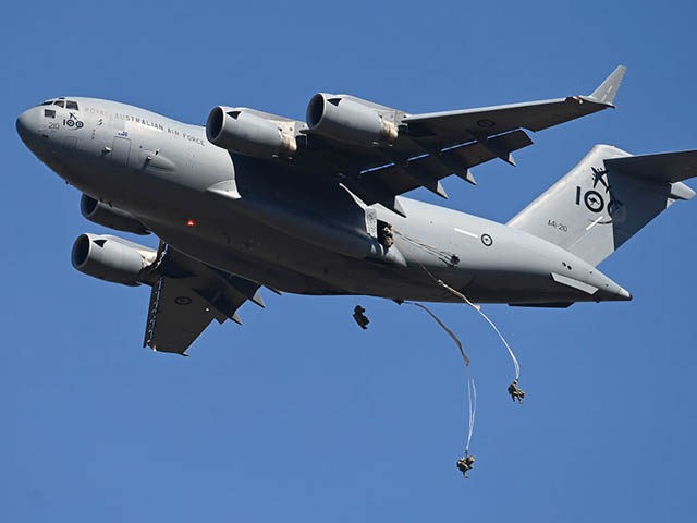 CHARTERS TOWERS, AUSTRALIA - JULY 28: U.S paratroopers from the 4th Infantry Brigade Comba