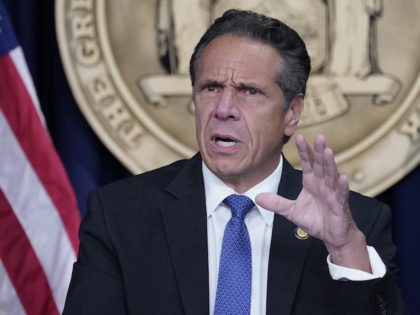 FILE — In this June 23, 2021 file photo, New York Gov. Andrew Cuomo speaks during a news conference, in New York. The federal government's count of the coronavirus dead in New York has 11,000 more victims than the tally publicized by the administration of Gov. Cuomo, which has stuck …